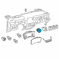 OEM Toyota Corolla Power Switch Diagram - 89611-12020