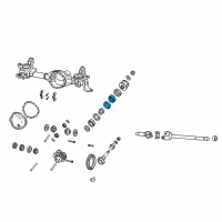 OEM 2007 Dodge Ram 3500 Bearing-Drive Pinion Diagram - 5086690AA