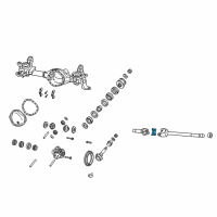 OEM Dodge Ram 3500 CV Joint Diagram - 68065428AA