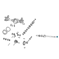 OEM Ram 2500 Seal-Axle Drive Shaft Diagram - 5086686AA