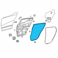 OEM 2020 Toyota C-HR Door Weatherstrip Diagram - 67871-10100