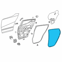 OEM 2018 Toyota C-HR Weatherstrip On Body Diagram - 62331-10010