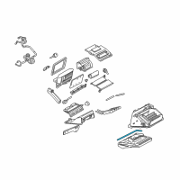 OEM 1999 Chevrolet Malibu SEAL, Heater Core Diagram - 52489451