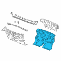 OEM 2018 Chevrolet Spark Insulator Diagram - 94516871