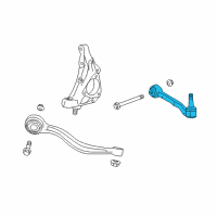 OEM 2020 Cadillac CT4 Rear Lower Control Arm Diagram - 23462010