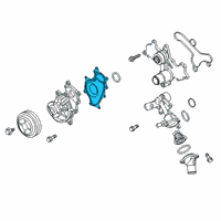 OEM Lincoln Navigator Auxiliary Pump Gasket Diagram - BR3Z-8507-C