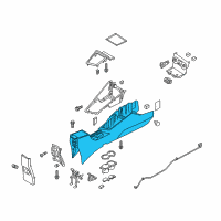 OEM 2020 Hyundai Accent Console-Floor Diagram - 84611-J0200
