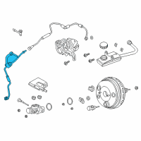 OEM 2015 Ford C-Max Vacuum Tube Diagram - FV6Z-2420-B