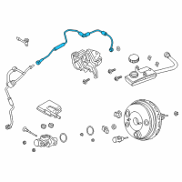 OEM 2016 Ford C-Max Vacuum Tube Diagram - FV6Z-2420-A