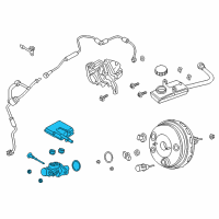 OEM 2013 Ford C-Max Master Cylinder Diagram - FV6Z-2140-A