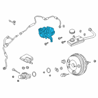 OEM 2013 Lincoln MKZ Vacuum Pump Diagram - DG9Z-2A451-A