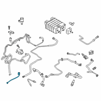 OEM 2017 Ford Fusion Lower Oxygen Sensor Diagram - FL3Z-9G444-E