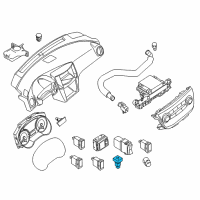 OEM 2018 Nissan Sentra Switch Assy-Hazard Diagram - 25290-3SG0A