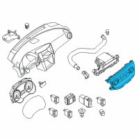 OEM 2015 Nissan Sentra Control Assembly Diagram - 27500-4AT4A