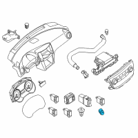 OEM Nissan Switch Assy-Ignition Diagram - 25150-4AF9A