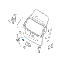 OEM 2007 Hyundai Entourage SWTICH Assembly-Power Tail Gate Diagram - 96740-4D100-KS