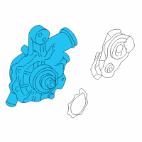 OEM 2005 Ford Escape Water Pump Assembly Diagram - 5L8Z-8501-AA