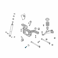 OEM 2008 Mercury Mariner Upper Control Arm Bolt Diagram - -W707646-S439