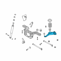 OEM 2009 Mercury Mariner Trailing Arm Diagram - AL8Z5500A