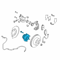 OEM Nissan Quest Hub Road Wheel Diagram - 40202-3ZG1A