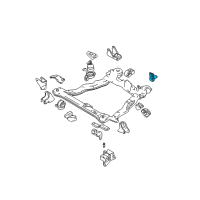 OEM 2004 Hyundai Tiburon Bracket-Roll Support, Front Diagram - 43175-28501