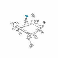 OEM 2006 Kia Spectra5 Engine Mounting Support Bracket Diagram - 218152D101
