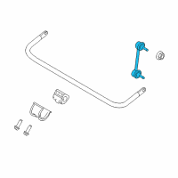 OEM Ford Transit Connect Stabilizer Link Diagram - 2T1Z-5C486-A