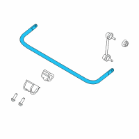 OEM 2012 Ford Transit Connect Stabilizer Bar Diagram - 7T1Z-5A772-A