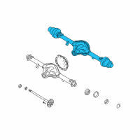 OEM 2002 Chevrolet Silverado 2500 HD Axle Shaft Diagram - 15759176