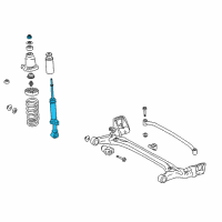 OEM 2007 Toyota Prius Strut Diagram - 48530-49715