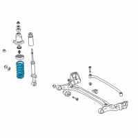 OEM 2005 Toyota Prius Coil Spring Diagram - 48231-47101