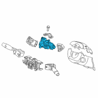 OEM 2013 Honda CR-Z Lock Assy., Steering Diagram - 06351-SZT-901