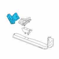 OEM 2001 Ford F-350 Super Duty Front Mount Diagram - 2C3Z-6038-BD