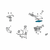 OEM 2009 Acura TL Air Filter Diagram - 17220-RK2-A00