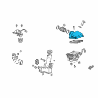 OEM Acura Cover, Air Cleaner Diagram - 17211-RK1-A01