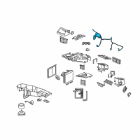 OEM Chevrolet Silverado 1500 Classic Harness Asm, Heater & A/C Control Wiring Diagram - 89023353