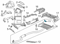OEM Cadillac Actuator Hanger Diagram - 84922372