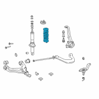 OEM 2003 Toyota Tacoma Coil Spring Diagram - 48131-AD090