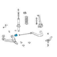 OEM 2003 Toyota Tacoma Lower Control Arm Rear Bushing Diagram - 48061-35050