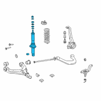 OEM 2004 Toyota Tacoma Strut Diagram - 48510-A9080