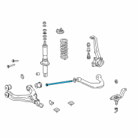 OEM Toyota Tacoma Upper Control Arm Bolt Diagram - 90105-14105