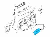 OEM 2022 Ford Maverick ARMREST ASY Diagram - NZ6Z-6027540-AA