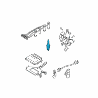 OEM Hyundai XG300 Plug Assembly-Spark Diagram - 27410-37100