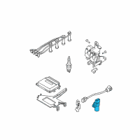 OEM Kia Spectra Crankshaft Position Sensor Diagram - 3918023910