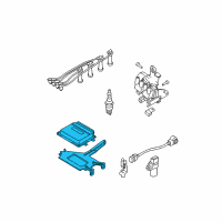 OEM 2005 Kia Sportage Computer Assembly Diagram - 3910423240