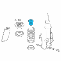 OEM BMW Additional Damper, Rear Diagram - 33-53-6-780-696