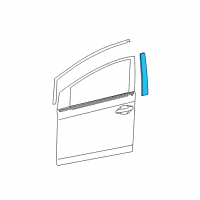 OEM 2014 Toyota Prius Plug-In Applique Diagram - 75755-47020