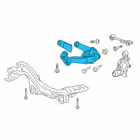 OEM Honda CR-V Trail Arm Complete, Left Rear Diagram - 52371-T1W-A01