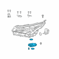 OEM 2015 Lexus NX300h Computer Sub-Assembly, HEADLAMP Diagram - 89907-78051