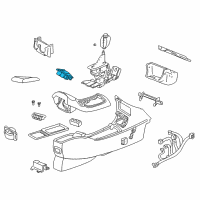 OEM 2002 Pontiac Grand Prix Switch Asm-Driver Seat Heater Diagram - 10416900